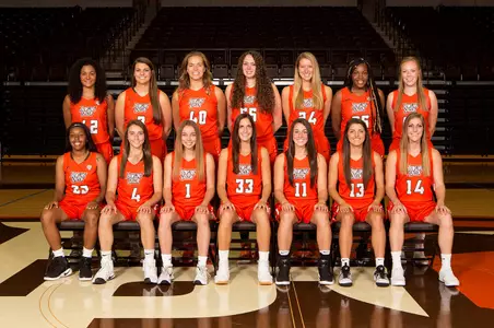 BGSU 2017-18 women's basketball team -- players only