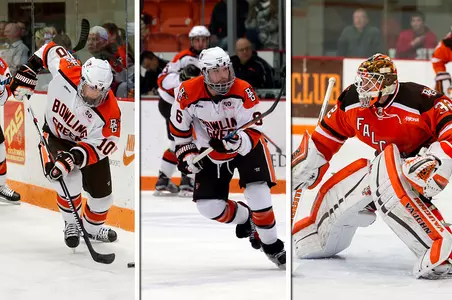 WCHA Scholar Athletes; Dufour, McLain, Sholl