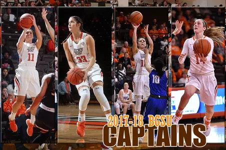 2017-18 BGSU women's basketball captains