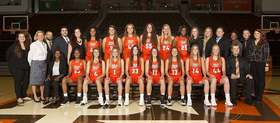BGSU Women's Basketball - 2017-18 Team Photo