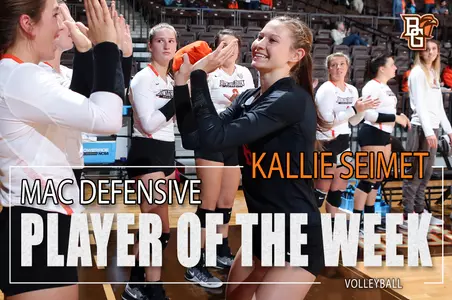 Kallie Seimet Defensive Player of the Week