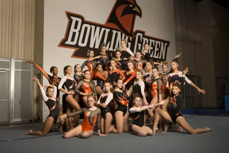 BGSU Gymnastics 2018 Team Photo