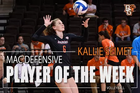 Kallie Seimet Defensive Player of the Week