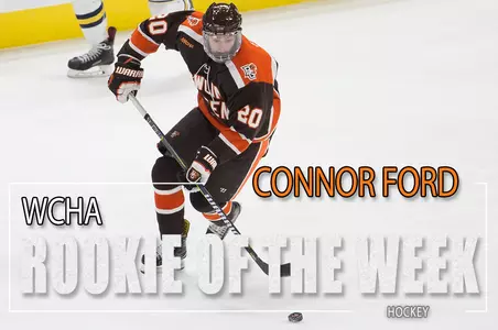 Connor Ford WCHA Rookie of the Week