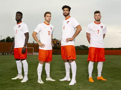 BGSU men's soccer seniors - 2018