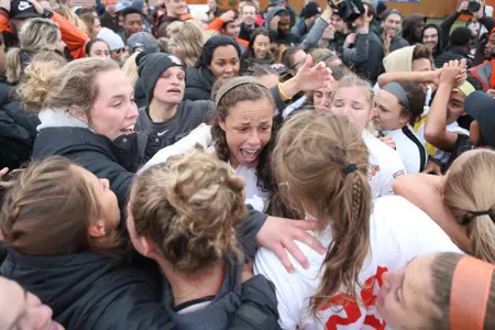 BGSU Women's Soccer Celebration