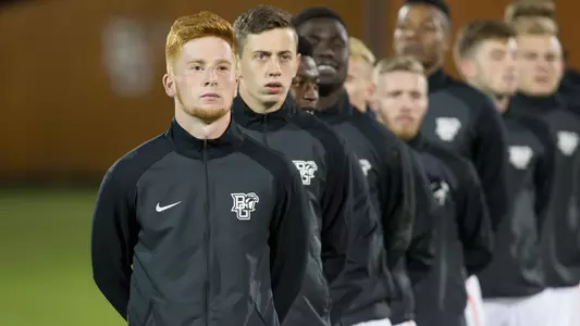 Zach Buescher Chris Sullivan lineup anthem v NIU