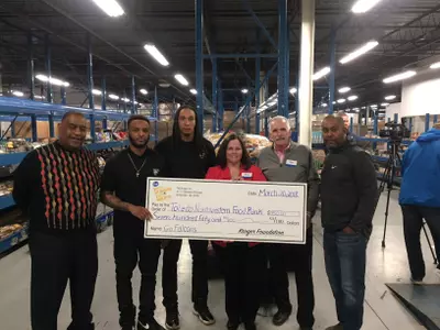 Toledo NW Ohio Food Bank Check