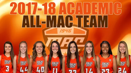 Academic All-MAC Women's Basketball honorees 2017-18