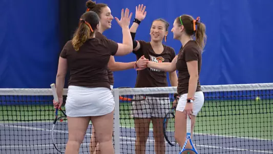 Tennis Team Huddle