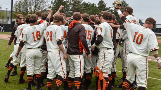 Baseball Group Huddle
