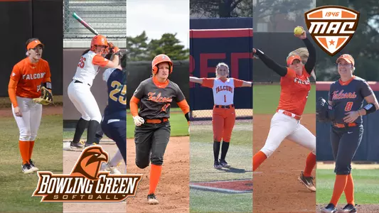2018 BGSU softball Academic All-MAC honorees