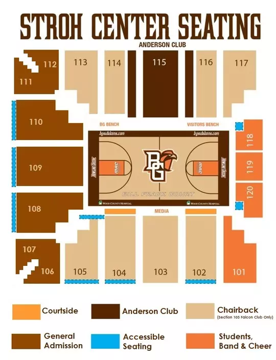 2018-19 Basketball Seating Chart