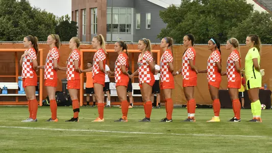 Starting lineup v Detroit Mercy - Aug 8 2018