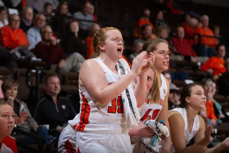 Kadie Hempfling bench v NIU Jan 16 2019