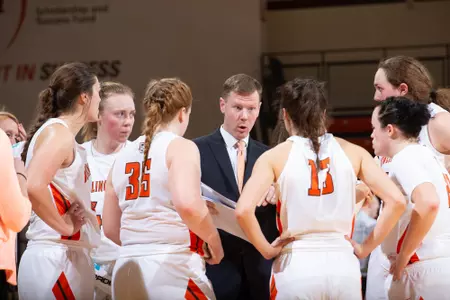 Joel Whymer huddle - Jan 5 2019 v WMU