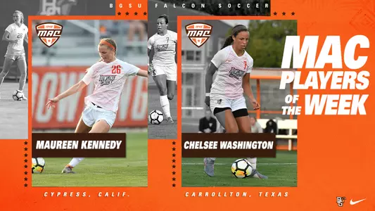 MAC Players of the Week Chelsee Washington Maureen Kennedy