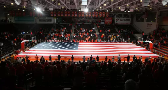 Flag - March 2 2019 women's basketball v Kent State