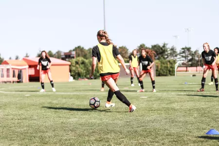 BGSU women's soccer practice Aug 8 2019