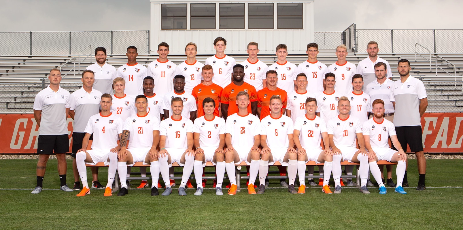 BGSU men's soccer - 2019 team photo