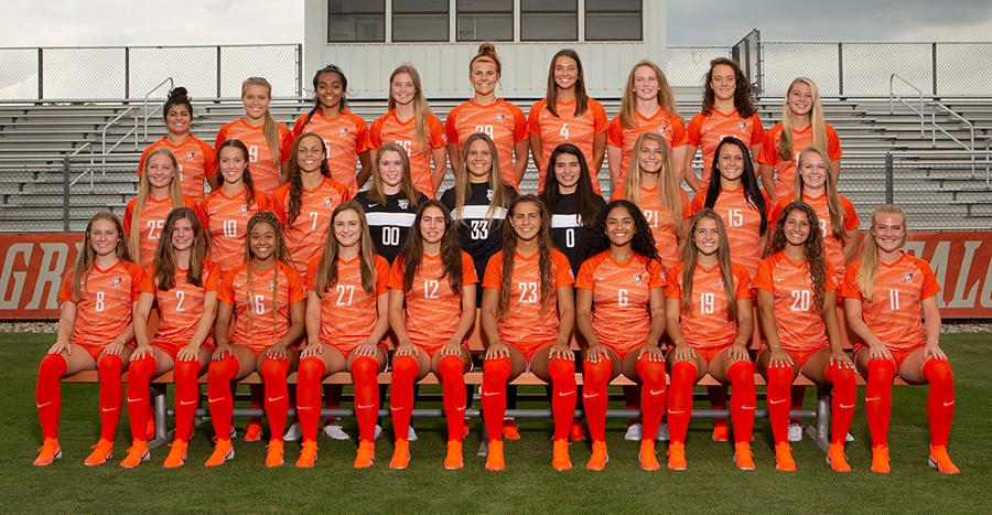 BGSU women's soccer team 2019 - no coaches