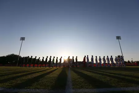 Team - lineup - anthem - Sept 17 2019 v Cleveland State