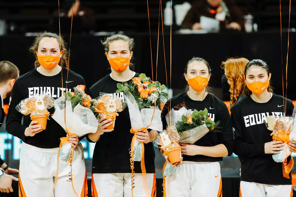 Senior Day - Angela Perry Clare Glowniak Madisen Parker Mari Hill