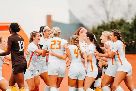 Goal celebration v WMU - Oct. 30, 2022