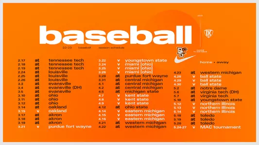 2023 Baseball Schedule