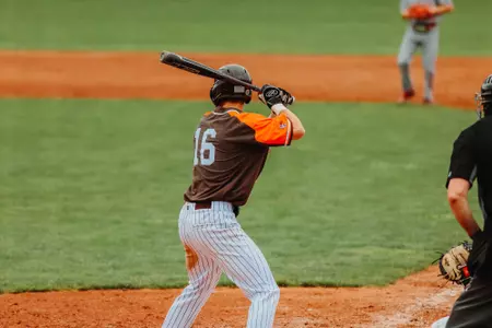 Nathan Rose bats for the Falcons