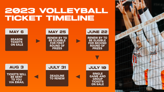 2023 Volleyball Season Tickets On Sale Now! - Bowling Green State