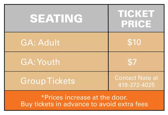 VB single ticket pricing