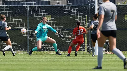 West Lafayette, Indiana, Aug 12, 2023. Purdue Soccer vs Bowling Green.  Photo: Michael Ringor