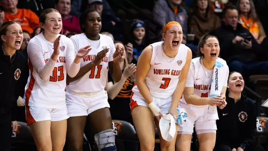 Bench Celebration v Akron - Jan 17 2024