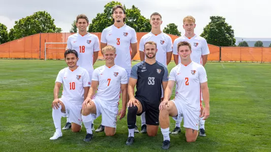 BGSU men's soccer seniors - August 2024
