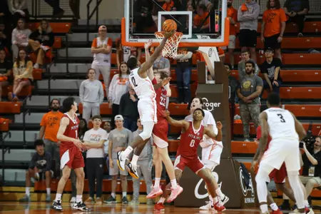 BOWLING GREEN, OH - FEBRUARY 27: during the second half of a game on February 27, 2024 at the Stroh Center in Bowling Green, Ohio. Bowling Green defeated Miami 0-0. (Photo by: Scott W. Grau/BGSU Athletics)