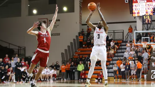 BOWLING GREEN, OH - FEBRUARY 27:  during the second half of a game on February 27, 2024 at the Stroh Center in Bowling Green, Ohio. Bowling Green defeated Miami 0-0.  (Photo by:  Scott W. Grau/BGSU Athletics)