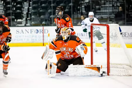 Moore named to CCHA All-Rookie Team