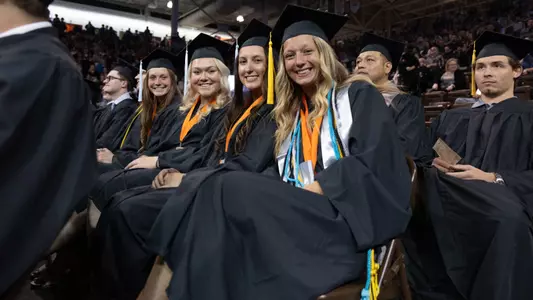 Commencement, ceremony, graduation, students, graduates, Stroh center, Friday, April 26 2024, Photo by Keira Ellenberger, Ellenberger2024