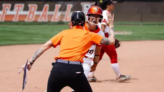 after hitting a 3-run homer on Senior Day