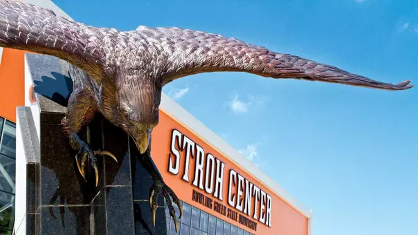 Stroh Center - Outside Falcon