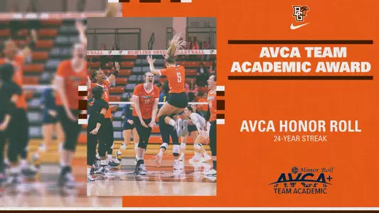 BGSU Volleyball - AVCA Team Academic Award and Honor Roll - 2024