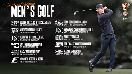 Men's Golf Schedule 2024-25