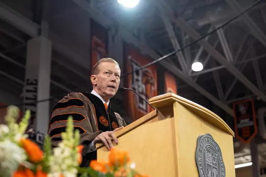 Commencement, Spring Commencement, Stroh Center, Stroh, Orel Hershiser, Graduation, Graduates, Class of 2025, Arts and Sciences, Photo by Haven Conn, HConn, HConn25, May 3 2025,