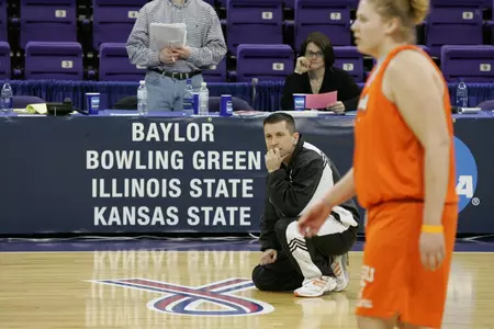 Open practice the day before the NCAA First Round game v Kansas State