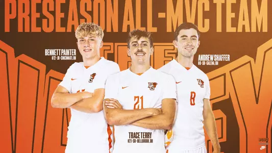 M.Soccer | Preseason All-MVC Team | Painter, Shaffer & Terry