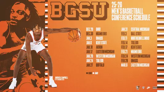 BGSU Men's Basketball MAC Schedule Release 2025-26