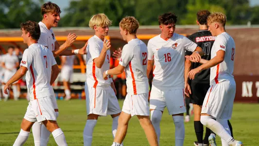 Goal Celebration v Dayton | Aug. 8, 2025 | photo by Drake Harlett
