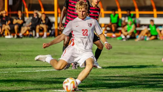 Bradley Poppell v Dayton | Aug. 8, 2025 | photo by Drake Harlett