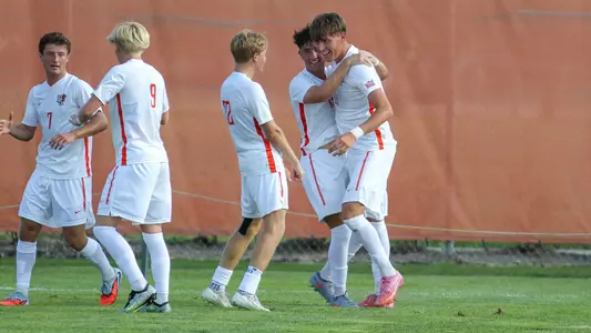 Goal Celebration v Dayton | Aug. 8, 2025 | photo by Drake Harlett